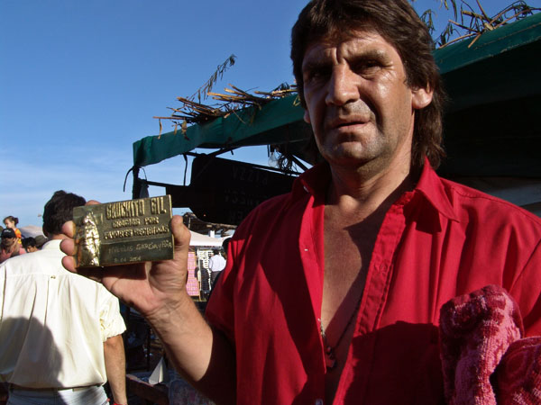 Obra del artista argentino Guillermo Jones - Fiesta al Gaucho Antonio Gil - fotografia Toma directa